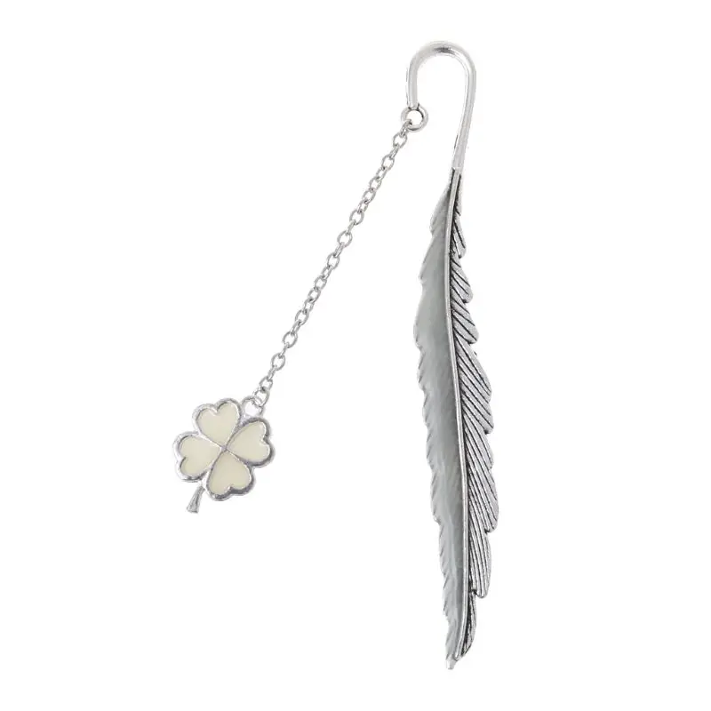 Светится в темноте светящийся книжный маркер творческое перо Дракон наклейка-закладка школьные и офисные канцтовары W91A