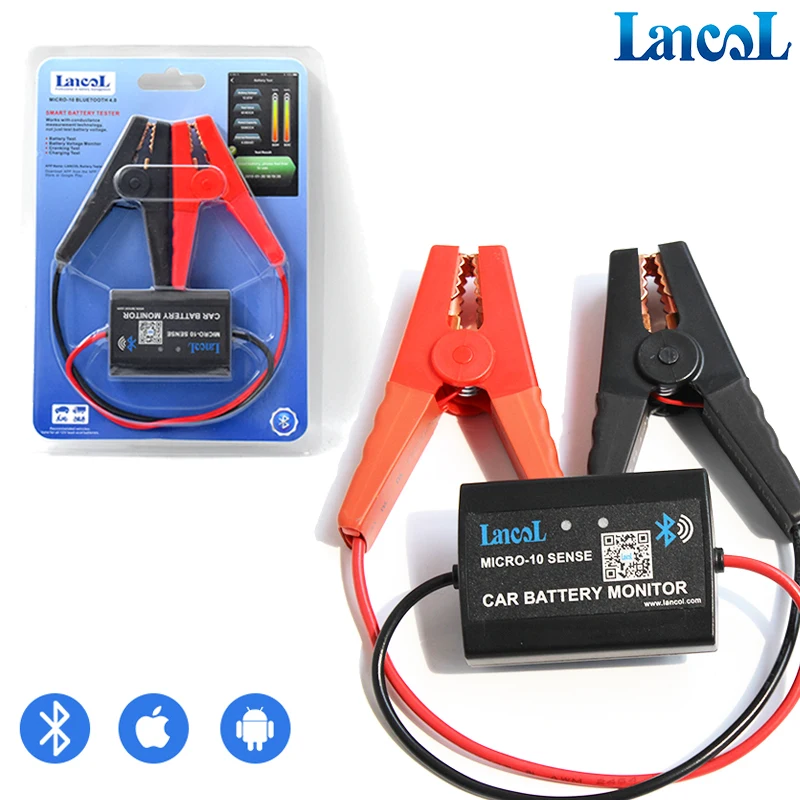 Lancol MICRO-10 Automotive Battery Analyzer CCA Battery Testing 12V CAR BATTERY TESTER With Bluetooth Battery Monitor