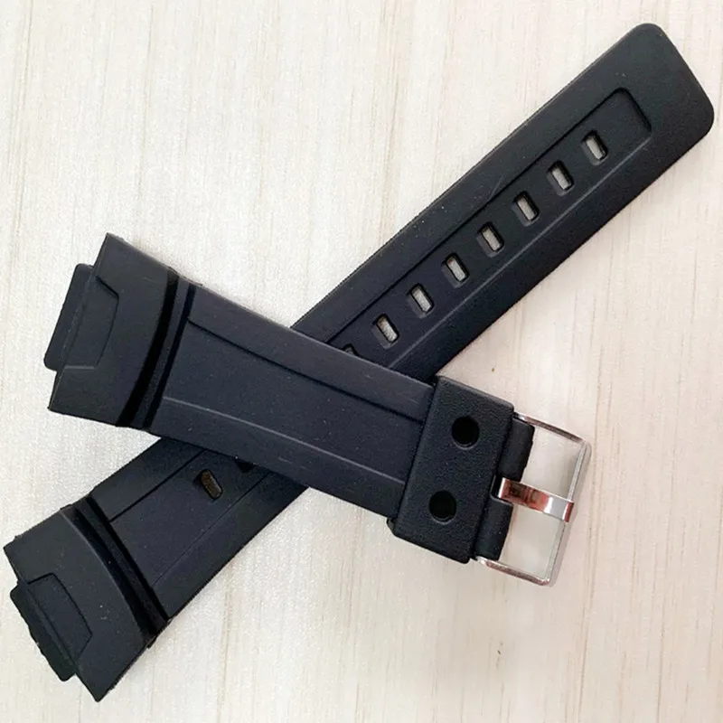 

26*16mm Silicone Watchband For G Shock GAW-100/GLX/GA-200/150/201/300/310/GAS-100 Black Replacement Band Strap Watch Accessories