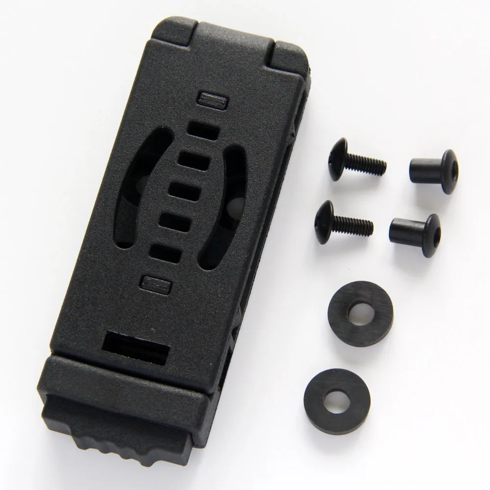 10PCS Small Duty Loops DCL Combat Belt Clip Holster Attachments For Kydex Sheath With Screw DIY Parts