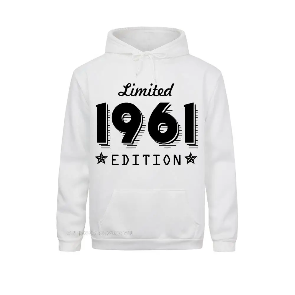 

1961 Limited Edition Gold Design Men's Black Hoodie Cool Casual Pride Women Men Unisex New Fashion Sweater Loose Size