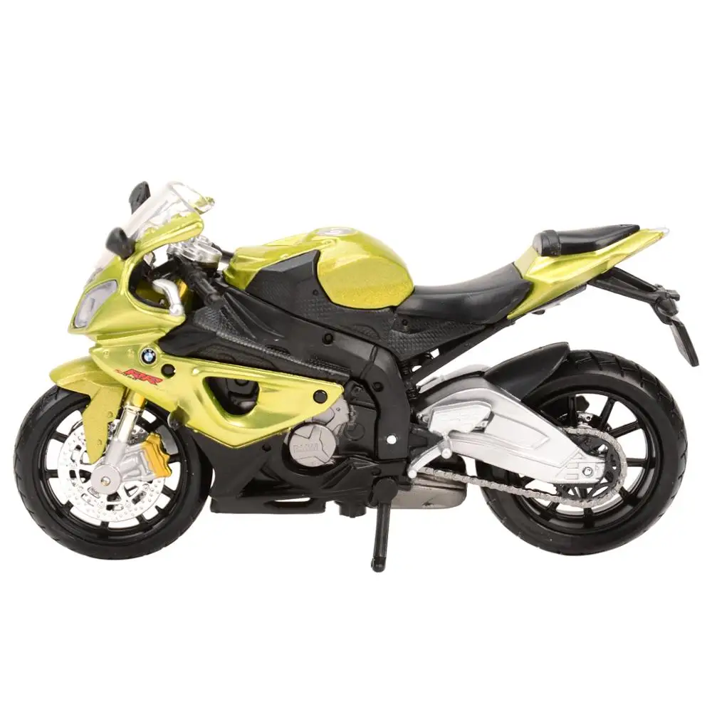 Maisto 1:18 BMW S1000RR 정적 다이 캐스트 차량, 수집 취미 오토바이 모델 장난감