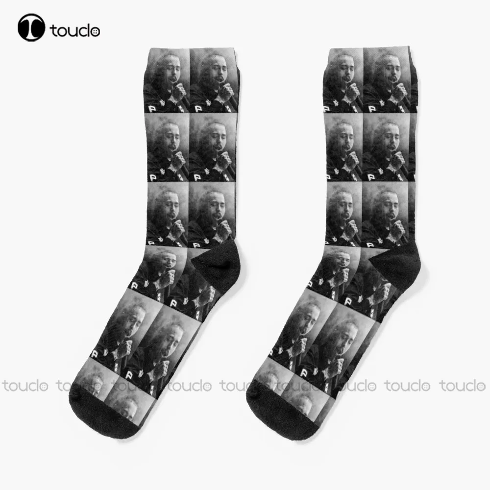 

Smoke Post Sing Socks Running Socks Christmas Gift Unisex Adult Teen Youth Socks Custom 360° Digital Print Women Men Funny Sock