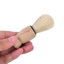 1Pc Professional Wood Handle Badger Hair Beard Shaving Brush For Best Men Father Gift Mustache Barber Tool Face For Salon