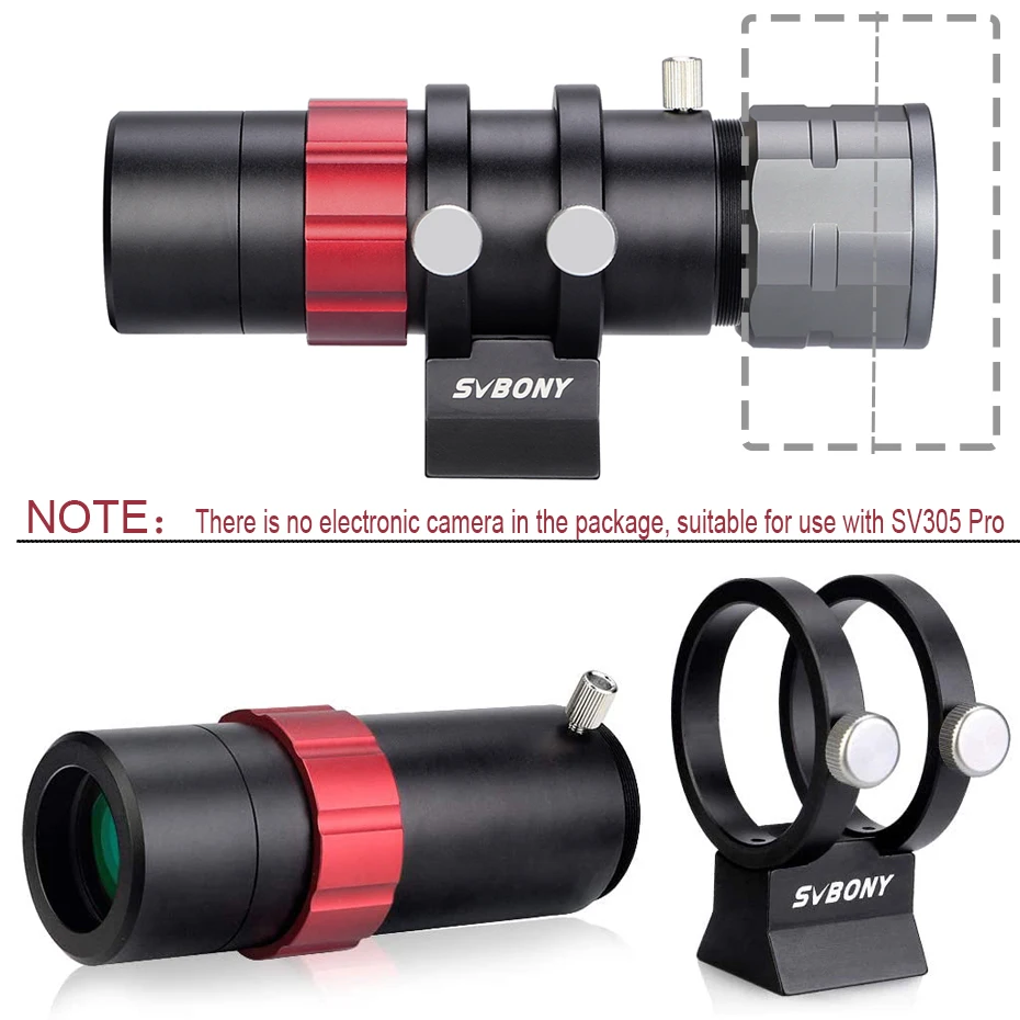 Imagem -05 - Svbony-compact Ultra-mini Scope Guia Câmaras Auto-guia Sv165 Sv305 Zwo 30 mm f 4