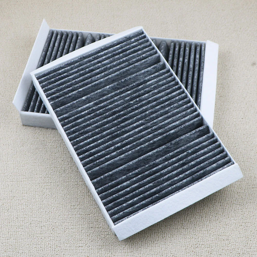 2228300418 For Benz W222 V222 X222 AMG S63 S300 S320 S350 S400 S450 S500 S550 S560 Carbon Cabin Air Filter 2Pcs A2228300418