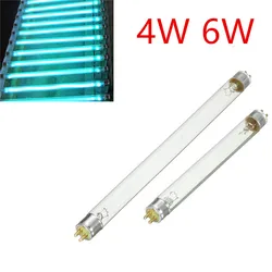 4W 6W T5 UV Light Tube Bulb Lamp Waterproof UV Light Replacement For Pond Tank Clear Germicidal Sterilizer Lamp AC220V