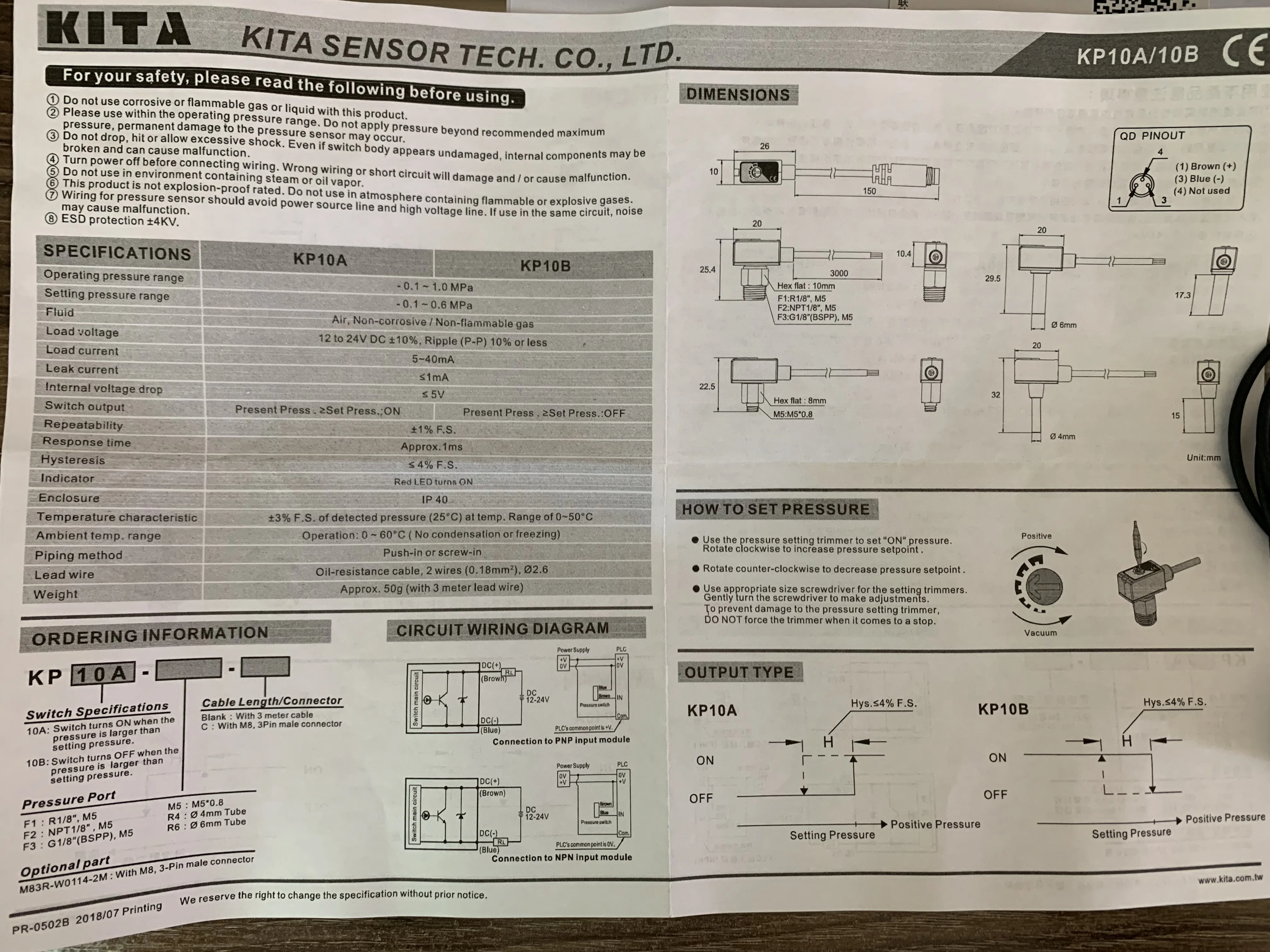 Imagem -02 - Sensor de Interruptor de Pressão Verificador de Pressão