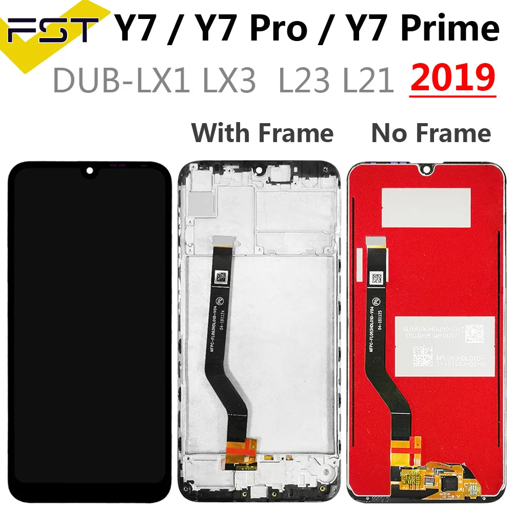 For Huawei Y7 2019 LCD Y7 Pro 2019 lcd Display Touch Screen Replacement Parts For Huawei Y6 Prime 2019 Display Y6 Pro 2019 LCD