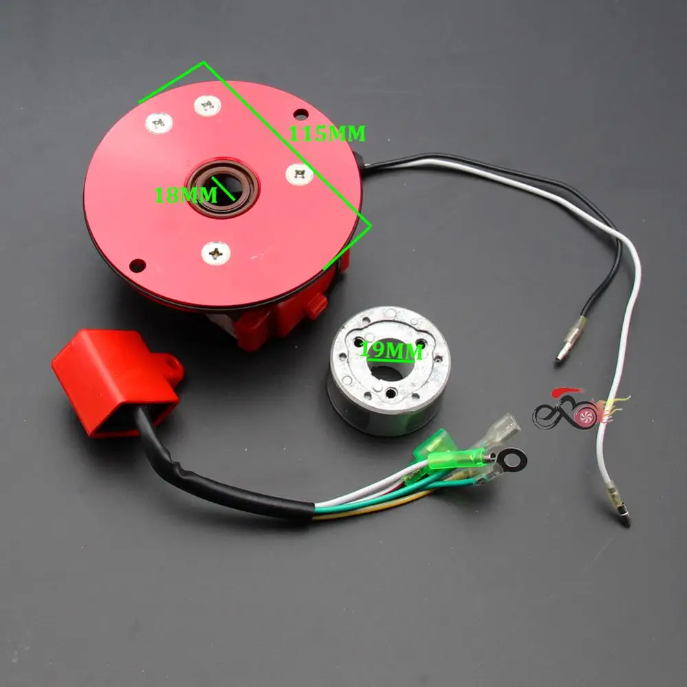 Racing Magneto Stator Inner Rotor CDI Kit For 110cc 125cc 140cc Lifan YX Pro Pit Dirt Bike Horizontal Engine