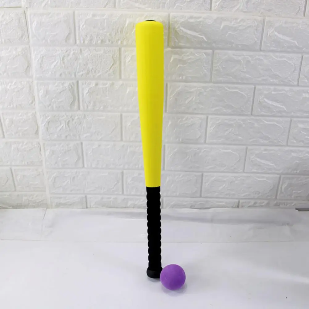 Baseball Bat Bright Color Softball Stick EVA Practical  Fine Softball Bat with Ball