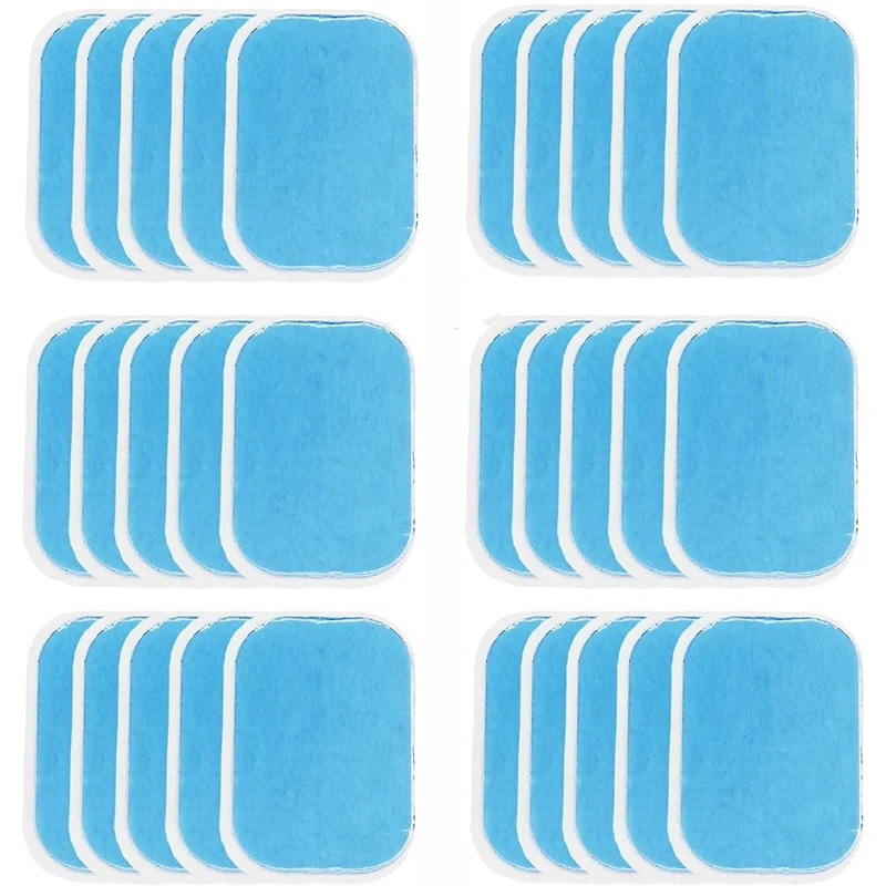 30pcs Abs Trainer Replacement Gel Sheet Abdominal Toning Belt Muscle Toner Ab Trainer Accessories Gel Sheets for Gel Pad