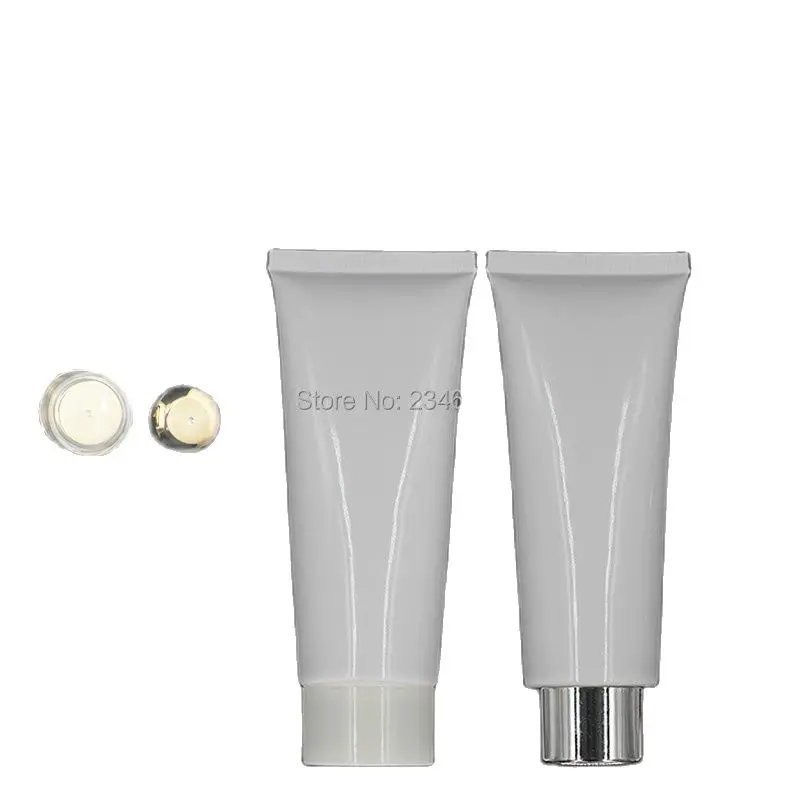 

Empty Facial Cleanser Cosmetic Hose 100ml White Hand Cream Soft Tube 100g Lotion Cosmetic Skin Care Products Packaging 50pcs/Lot