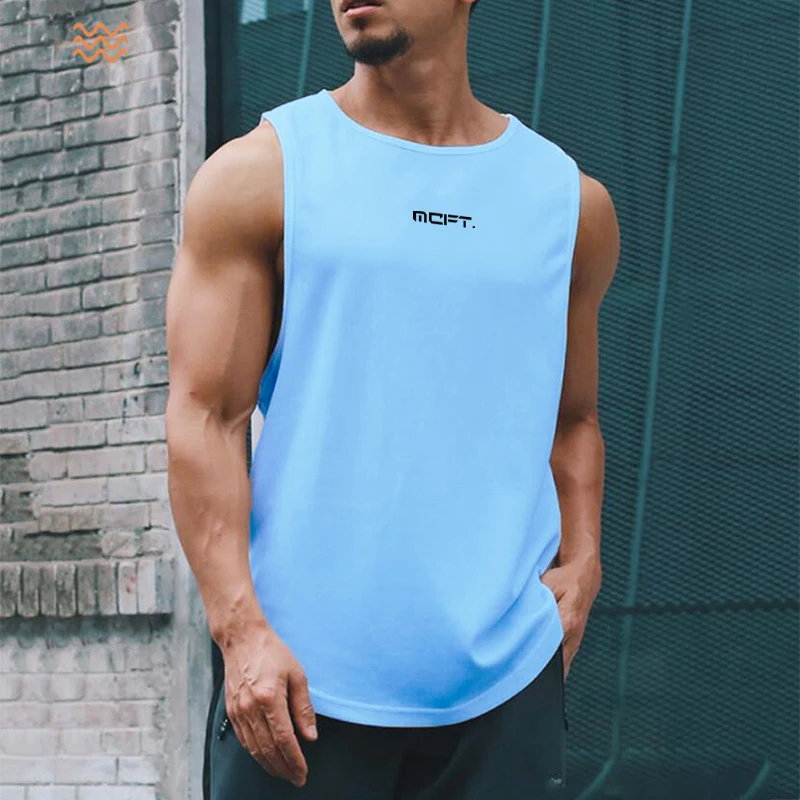 Men Fitness Tank top Summer Muscle Mesh Sleeveless t shirt men gym clothing Bodybuilding Quick drying Running Vest Tanktop