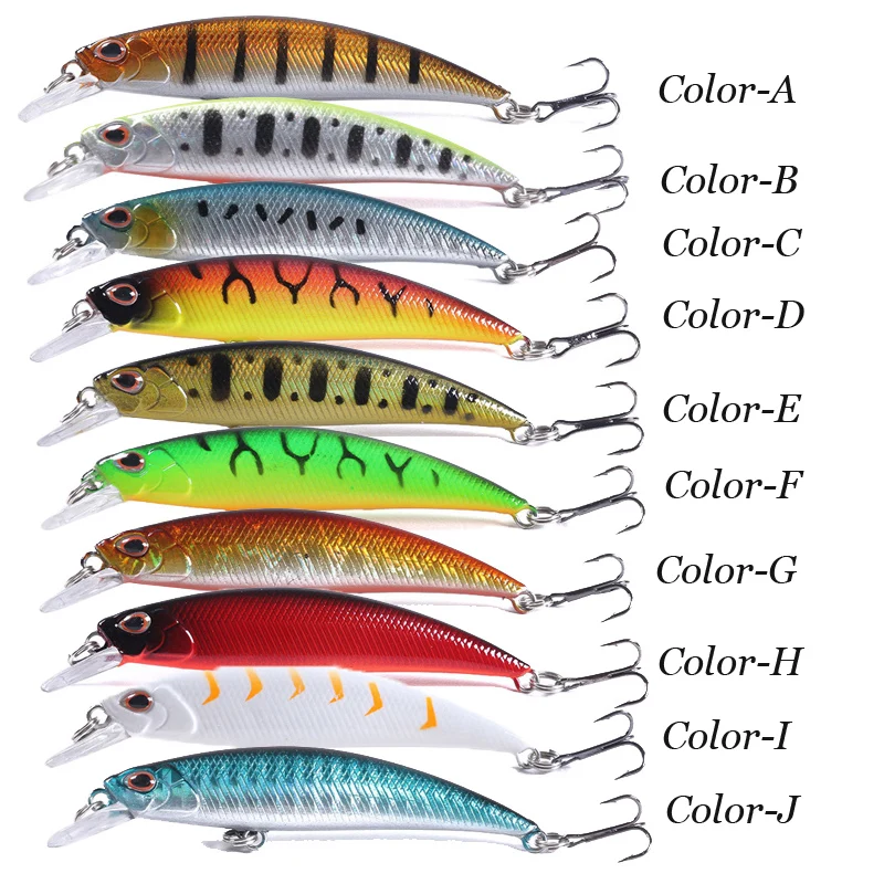 YUCONG 1PC Sinking Minnow Lure 8cm-9g Jerkbait Fishing Lure Hard Bait Artificial Wobbler Ftrolling Swimbait Trout lurre Pesca