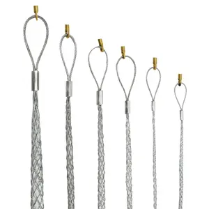 Bilashmart m5 Copper Head Cable Pulling Socks Mesh Puller Tools Accessories Antislip Pipe Conduit Cable Puller Grips Net Cover 4 25 mm