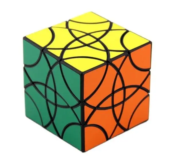 MF8 Curvy Copter III V3 magische kubuspuzzel - zwart stickerloos 60 mm professioneel uitdagingsverzamelspel Ideaal cadeauspeelgoed voor kinderen