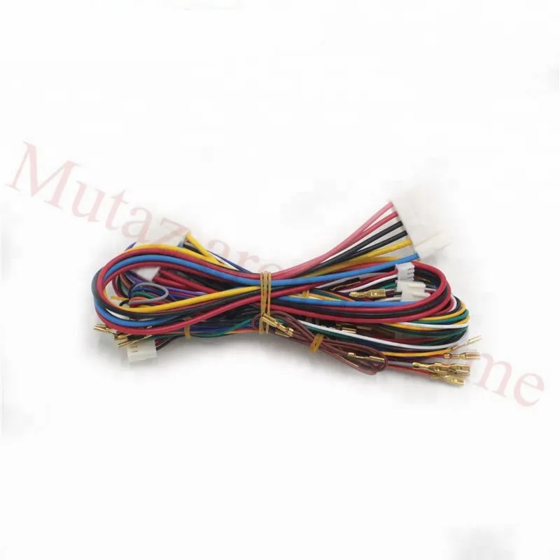 2Pcs/Lot machine wire harness set kit for 14K/15K Keyboard/28mm Push button