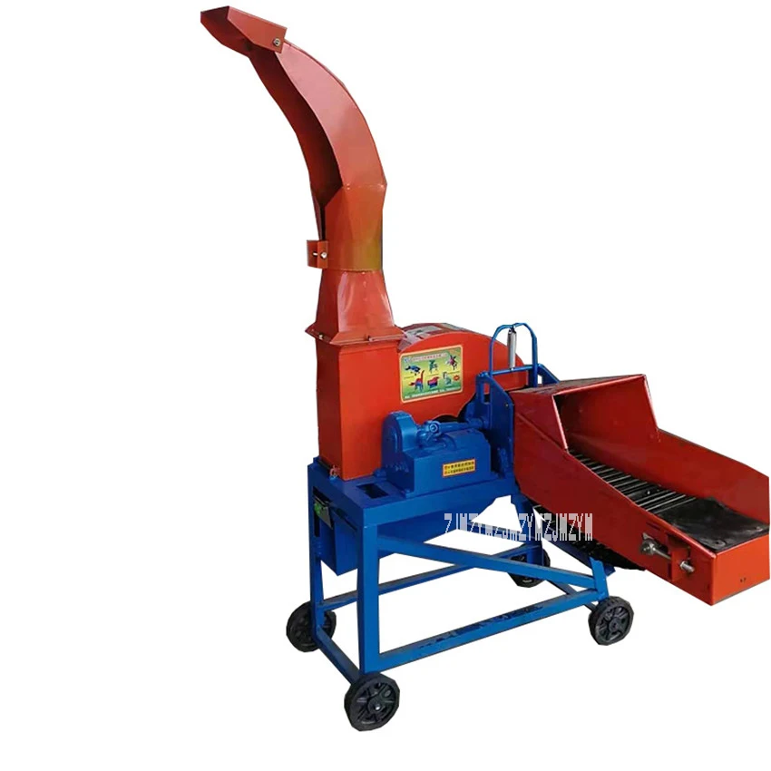 9ZP-2.5 Dry-Wet Dual-Use Hay Cutter Cattle Sheep Household Chaff Cutter Forage Crop Crusher Corn Straw Feed Processing Machine