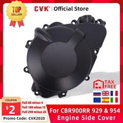 CVK Engine Cover Motor Stator Cover CrankCase Cover Shell For HONDA CBR900RR CBR929RR 2000 2001 CBR954RR 2002 2003 CBR 929 954 R