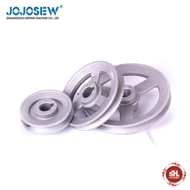 JOJOSEW Belt pulley Sewing Machine Aluminum Pulley Wheel 45-120mm Solid Hollow Timming Transfer Wheel Sewing Machine Spare Parts