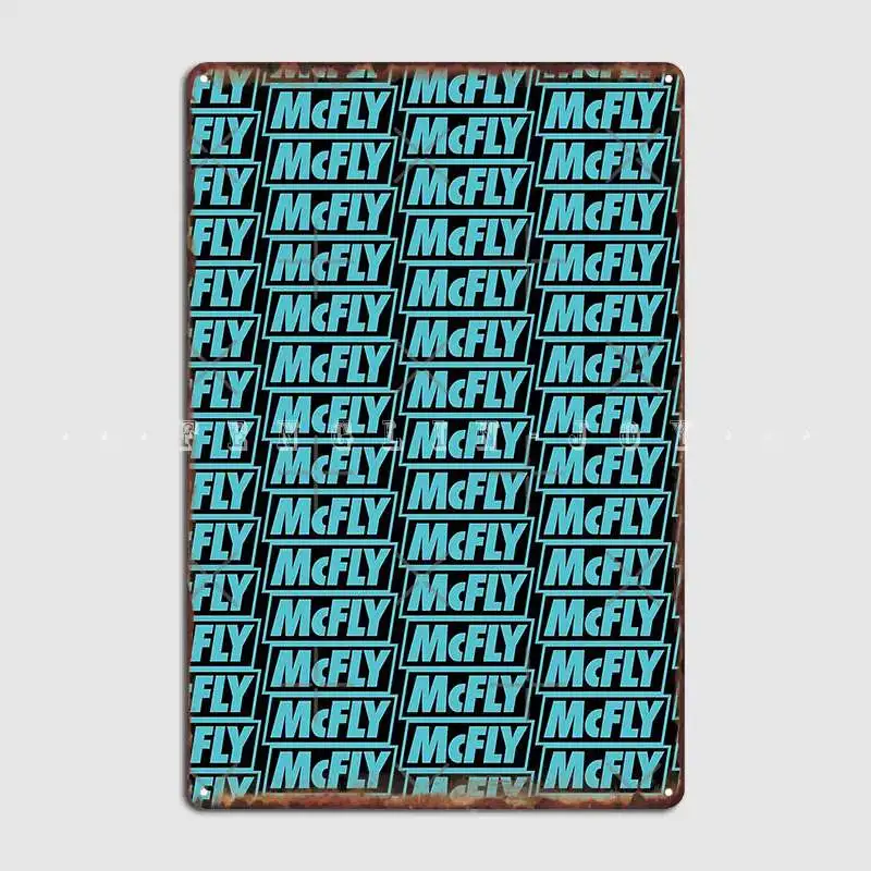 Mcfly New Logo 2020 In Teal Young Dumb Thrills Metal Plaque Poster Pub Party Design Plaques Tin Sign Poster