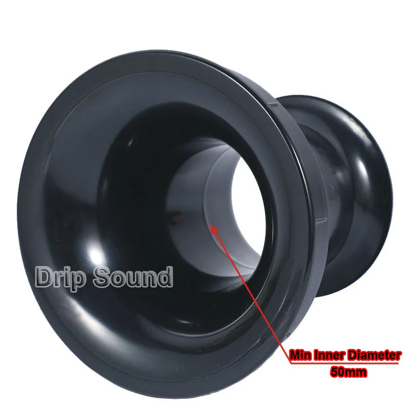 1 шт., порт динамика, трубка, бас-сабвуфер, стерео аудио, рефлекторная трубка, вентиляционное отверстие для громкоговорителя 116x108 мм # Черный