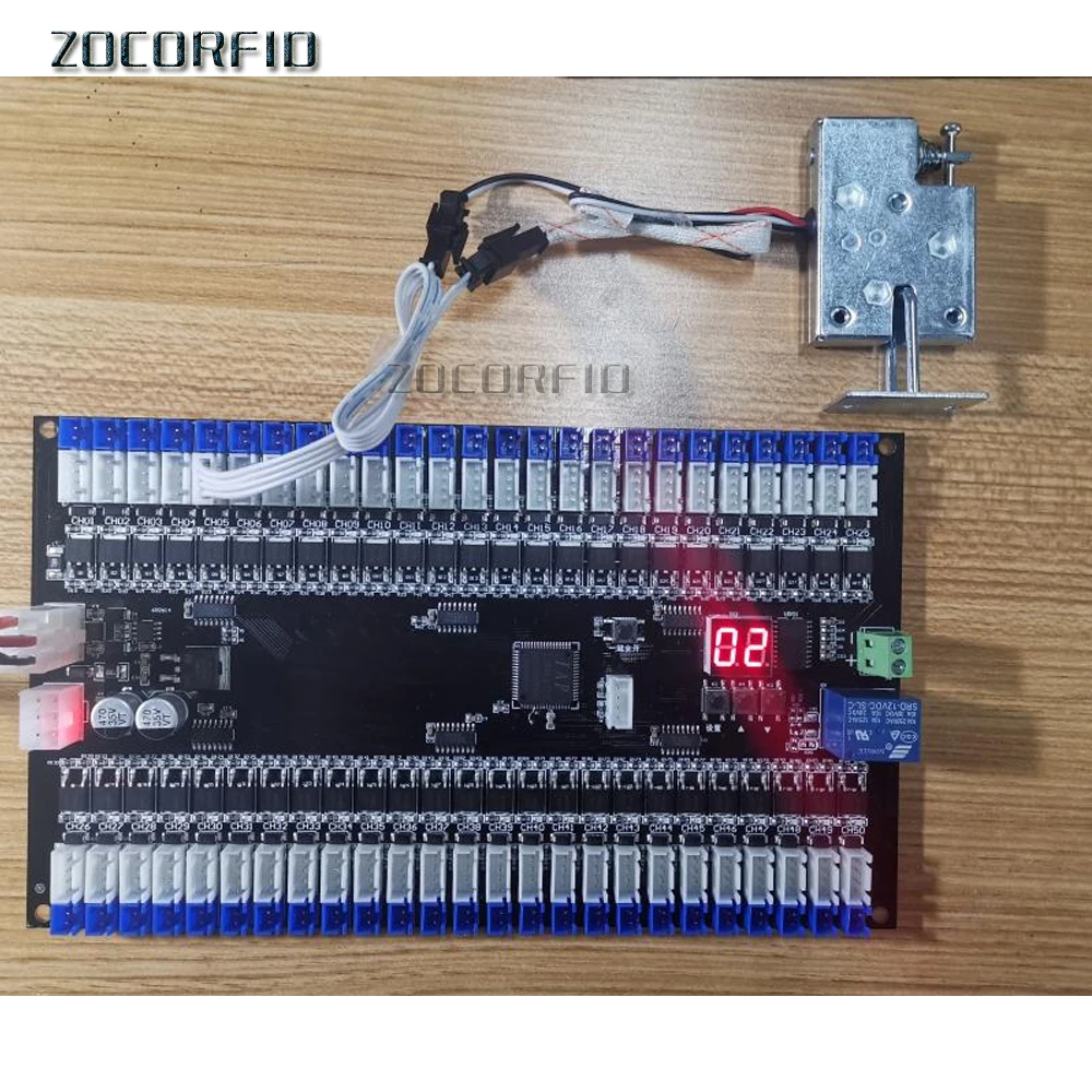 スマート電子キャビネットロックコントロールボードスマートロッカーストレージキャビネットコントローラー12v/24v rs485ライト付き