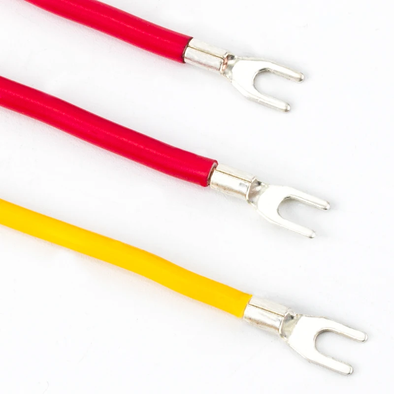 UT OT Non-Insulated Ring Fork U-Type Terminal Tin-Plated Brass Terminals Assortment Kit Cable Wire Connector Crimp