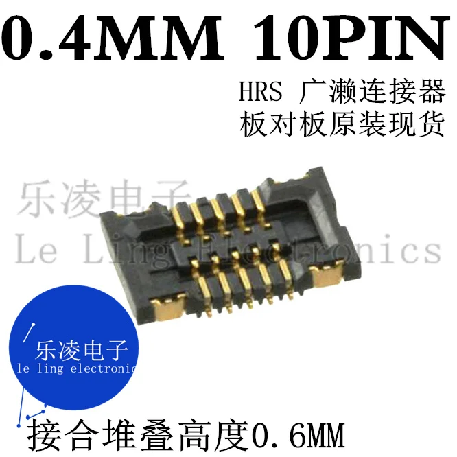 Free shipping  HRS 0.4MM 10PIN 10P BM10NB(0.6)-10DS-0.4V 0.6H   10PCS