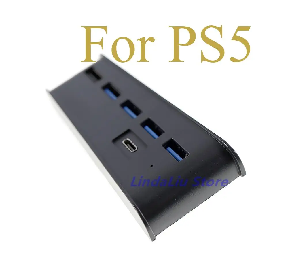 

5pcs 5 Port USB Hub For PS5 USB High-Speed Expansion Hub With 5 USB A + 1 Ports USB C For Playstation 5 Game Console