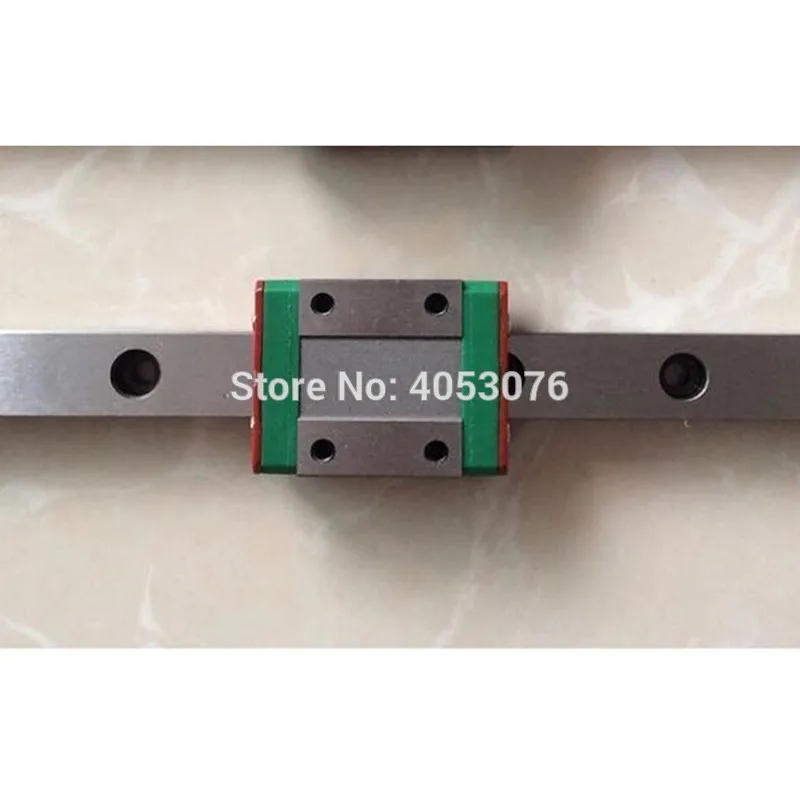 Linear guide MGN12 miniature linear rail slide 2pcs MGN12- 1300mm linear rail guide +4pcs MGN12H carriage for cnc parts