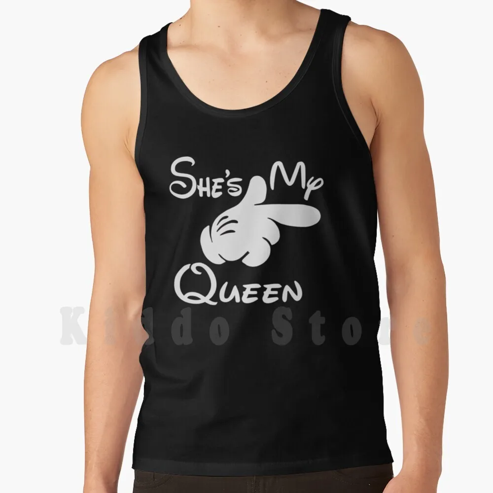 She's My Queen Tank Tops Vest 100% Cotton Shes My Queen My Queen Queen Hes My King He Is My King My King King Keep Calm