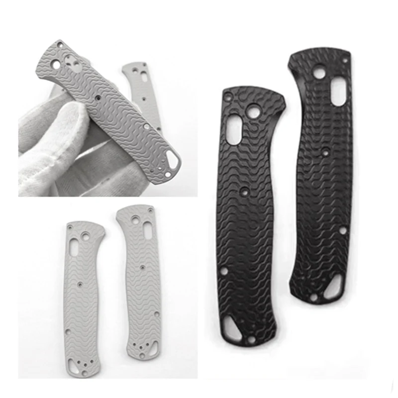 

A Pair Aluminum Non-slip DIY Scales Patches for Benchmade Bugout 535 Handle Replacement Repair Tools Parts