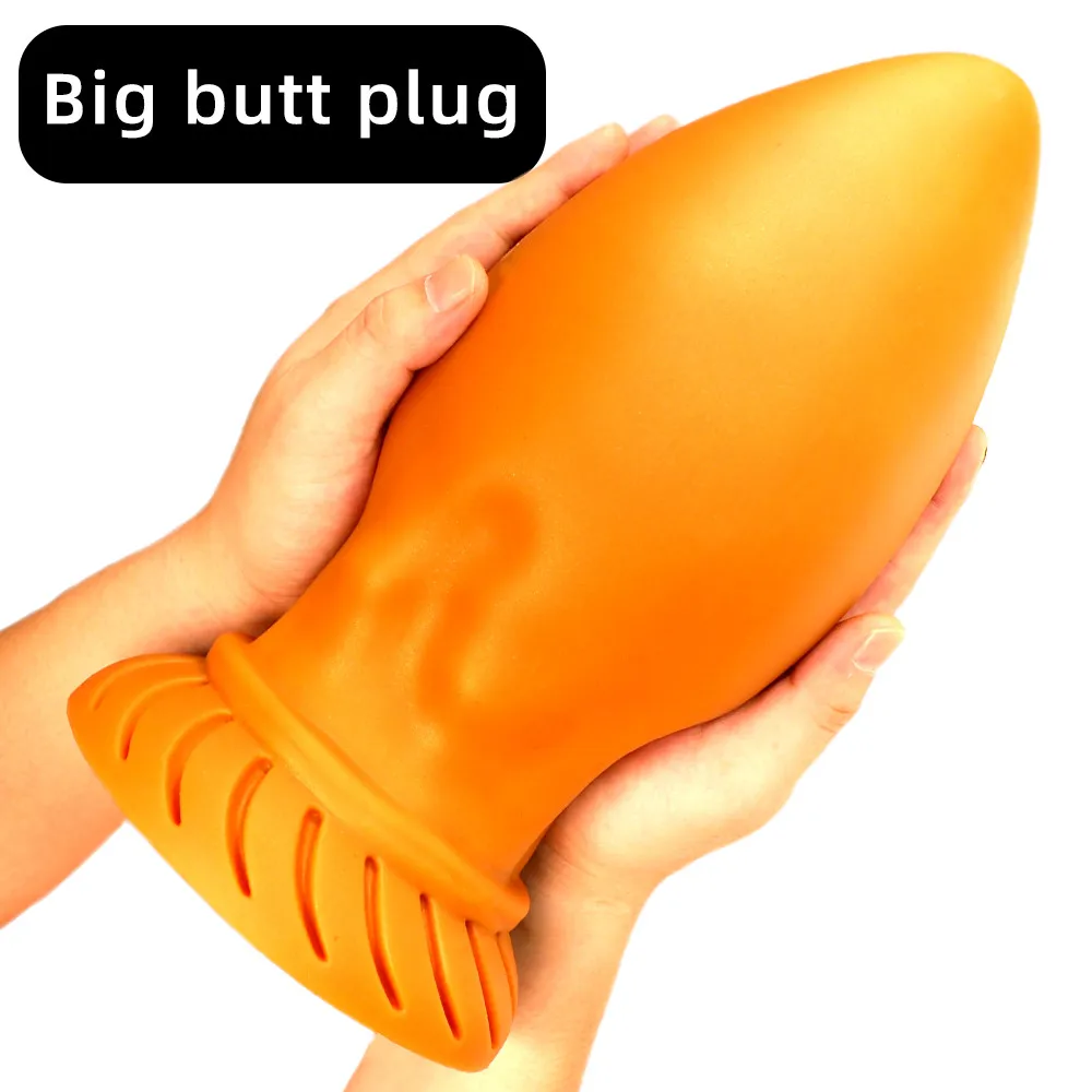 New Huge Butt Plug Vaginal Anus Expansion Large Anal Plug Prostate Massage Masturbator Anal Sex Toys For Men and Women Gay Toys