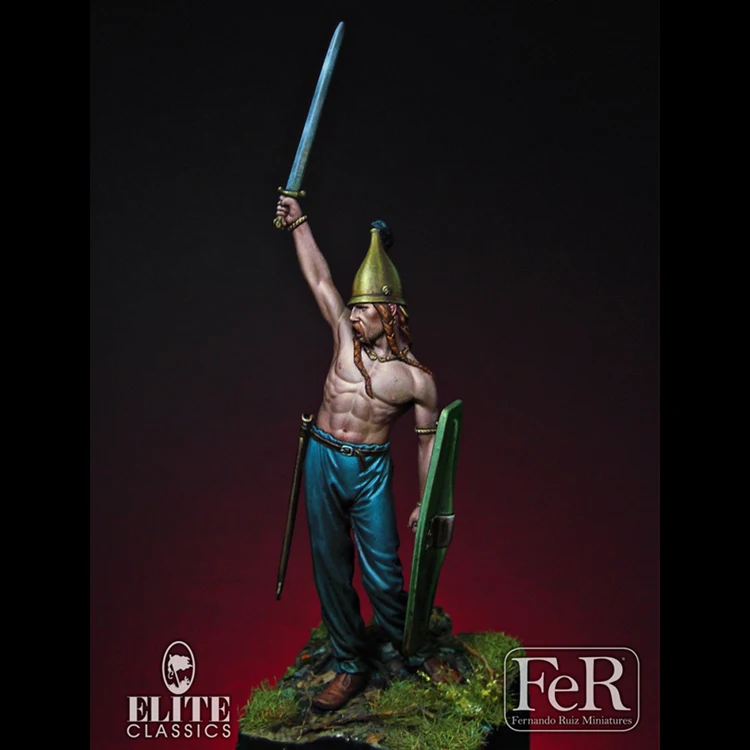 1/32  CelticWarrior 3rd Century B. C. Resin kit Figure GK Uncoated No colour