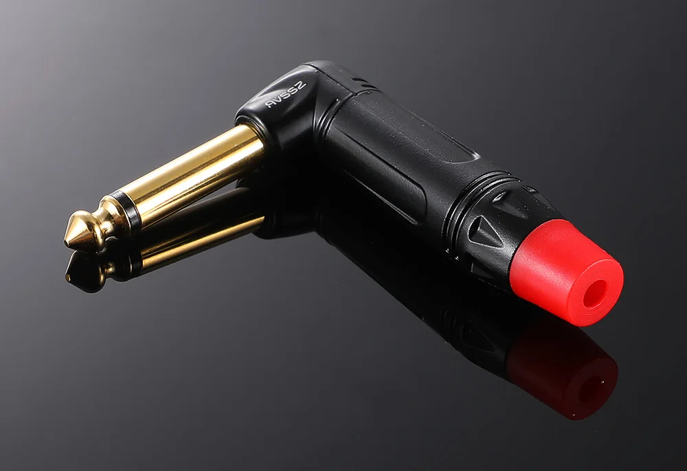 6,35/6,5 TS Mono TRS Stereo 2/3 Kern Schweißen Stecker Gitarre Kabel Musical Instrument Audio Mikrofon Kabel Gerade kopf Ellenbogen Stecker – Detail 34