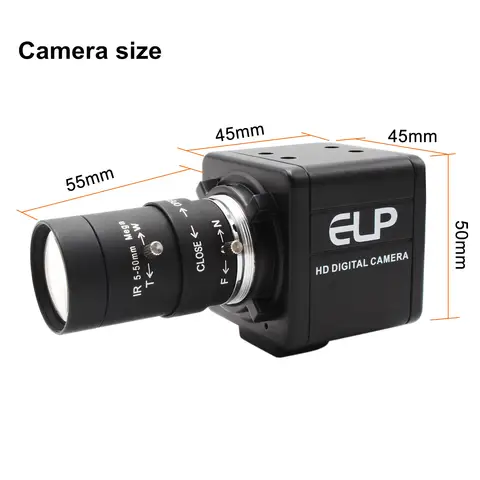 Webcam USB ELP 2.0megapixel USB3.0 CMOS IMX291 MJPEG YUY2 50fps 1920*1080 Webcam USB per visione artificiale