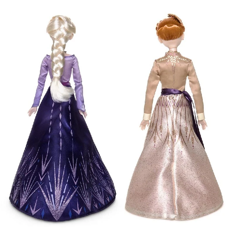 Disney Frozen 2 Elsa Anna Figure Princess Doll Toys with Accessories Frozen Girl Collection Dolls Kids Christmas Birthdays Gift