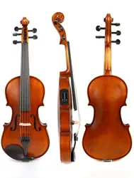 Advanced handmade Electric Acoustic Violin 5 String 4/4 Maple Spruce Nice Tone