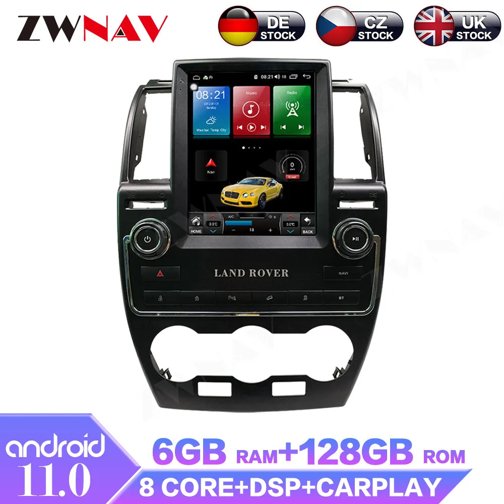 

Автомагнитола в стиле Tesla на Android 11 для Land Rover Freelander 2 2007-2015, автомагнитола , мультимедийный видеопроигрыватель с DVD-плеером, GPS, Navig, Carplay