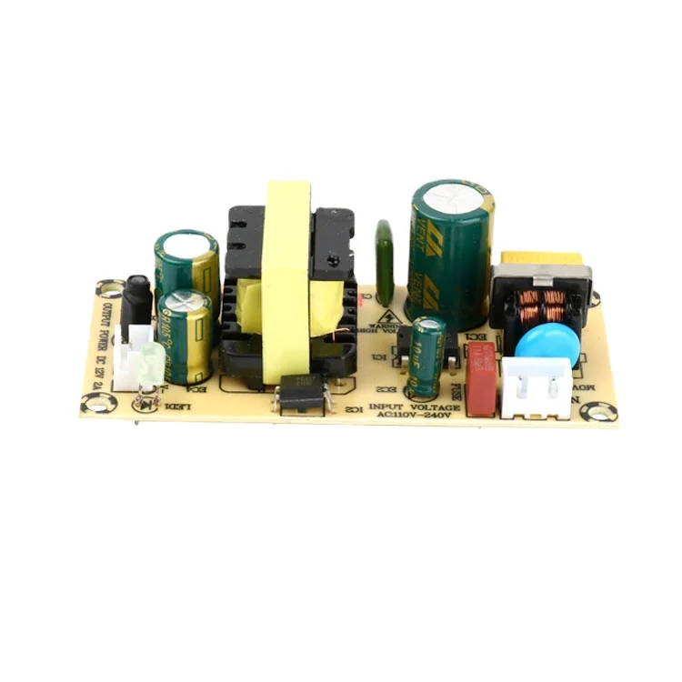 Module d'alimentation de commutation, Circuit nu AC-DC à DC12V 2A DC24V 1A, pour remplacement/réparation, AC100-265V