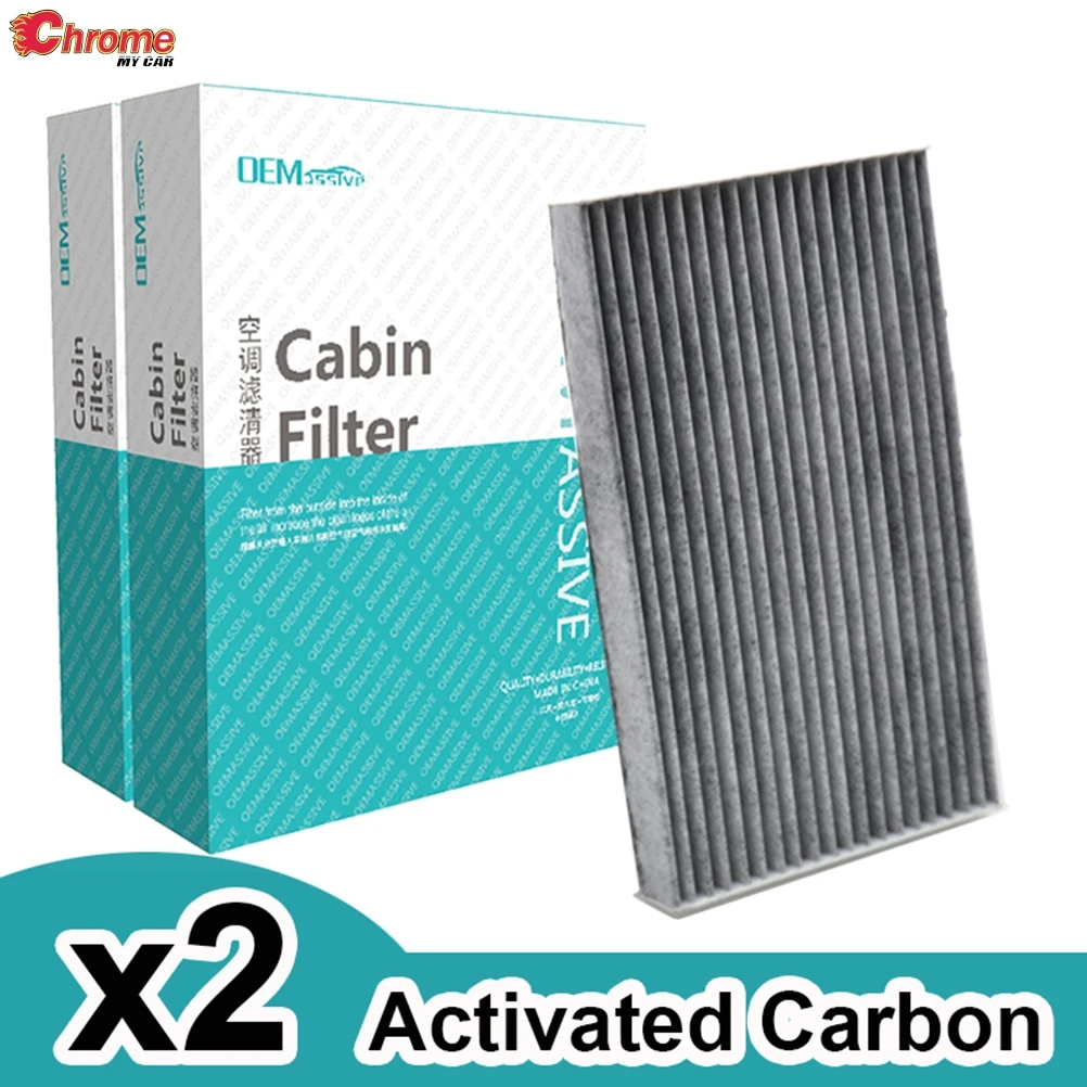 Фильтр воздушный салона с активированным углем для Nissan Cube Z12, Leaf ZE0, B7891-1FC0A, B7891-1FE0A, 2010, 2011, 2012, 2 шт., 2013, 2014