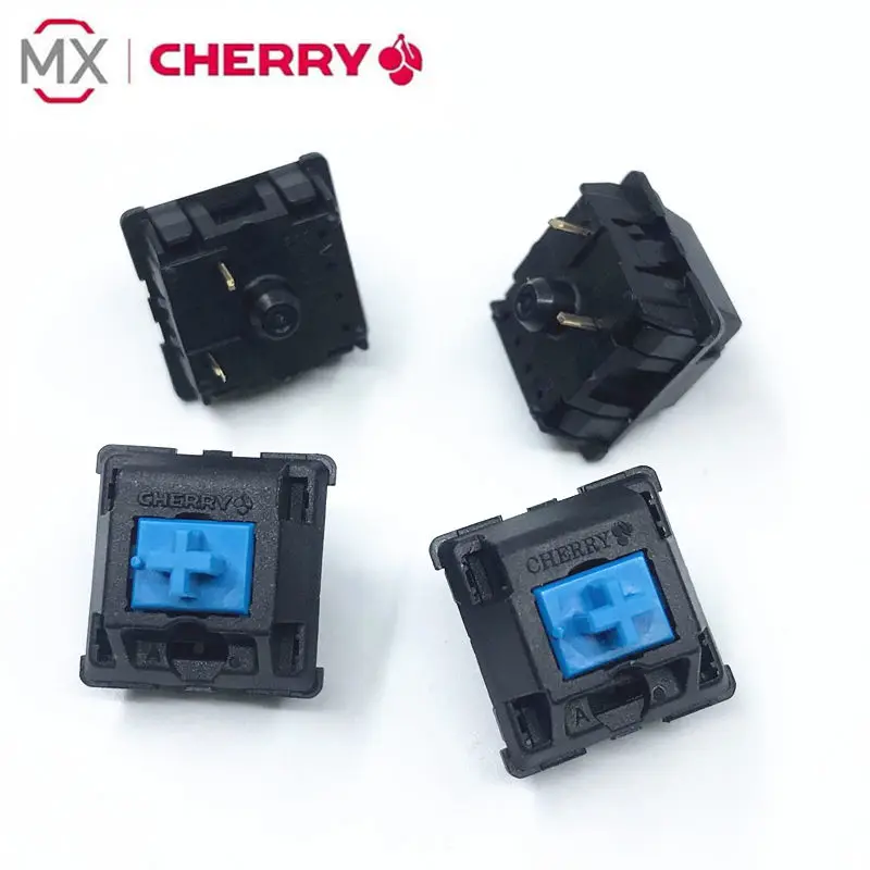 Nuovo interruttore per tastiera meccanica Cherry MX originale argento rosso nero blu marrone grigio interruttore albero asse interruttore a 3 pin Cherry Axis