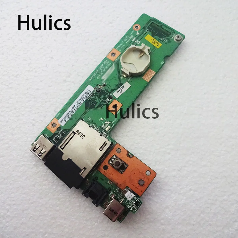 Hulics Used For ASUS K52 K52J K52JR K52JC K52DR X52F K52F X52J USB DC Jack Board 60-NXMDC1000  REV:2.2