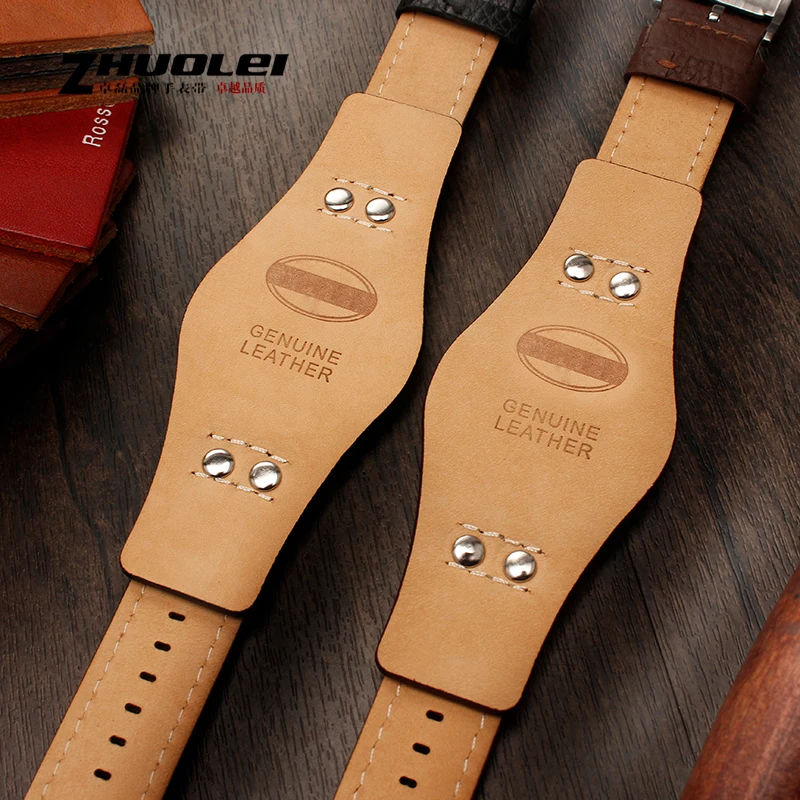 For fossil CH2891CH3051 CH2564 CH2565 watch band mensHigh qualit Genuine Leather Watch band 22mm strap With mat leather bracelet