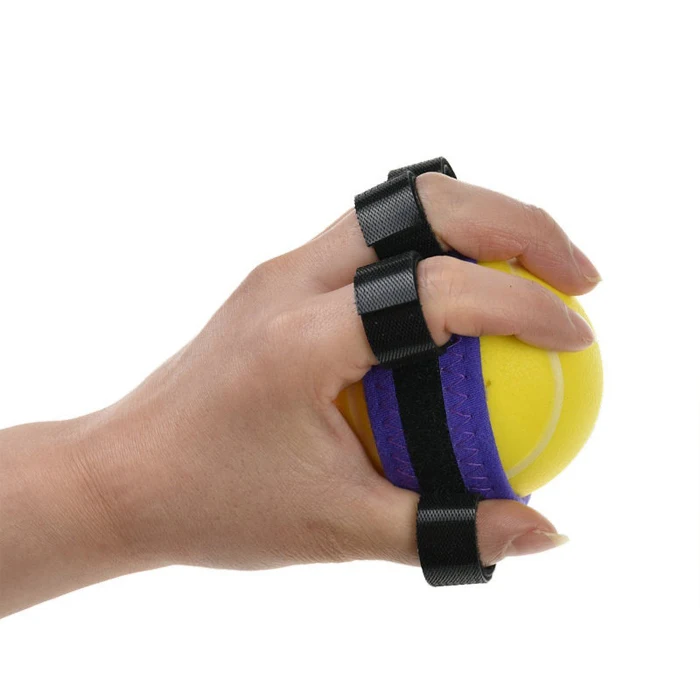 تدريب إعادة تأهيل كرة التدريب على الإصبع لتخفيف السكتة الدماغية والشلل النصفي ومعدات الأصابع المنقسمة يدويًا