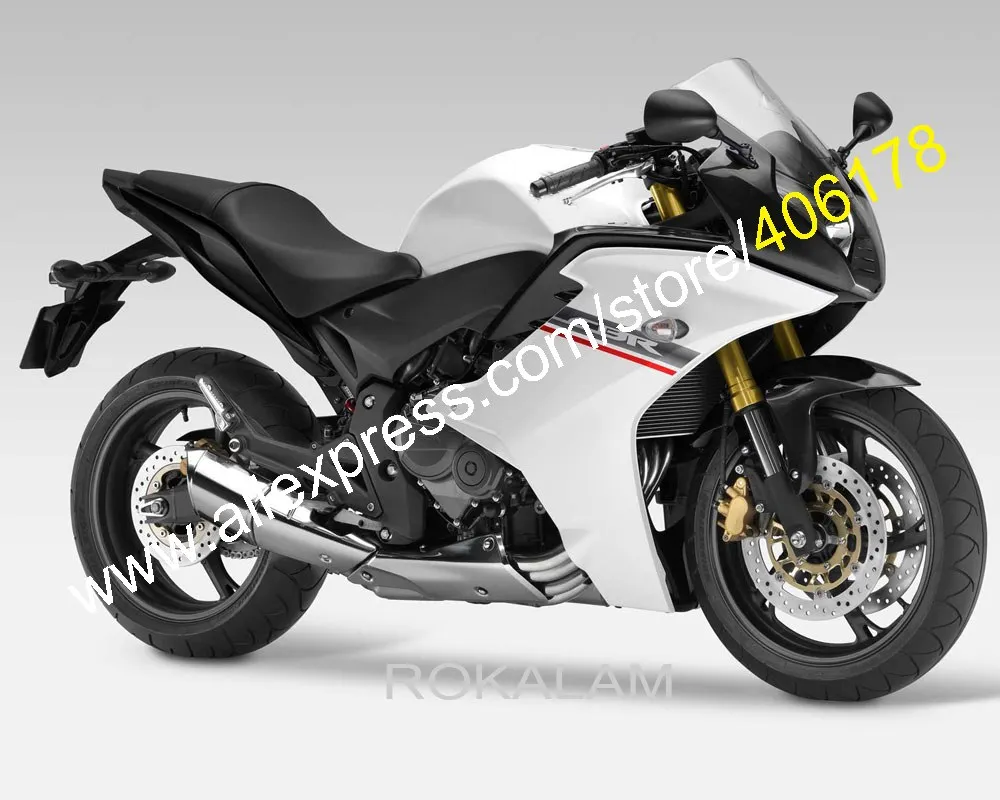 

Road BodyKit для Honda CBR600F 2011/2012/2013 CBR 600F, белый, черный, запасной комплект обтекателя мотоцикла (литье под давлением)