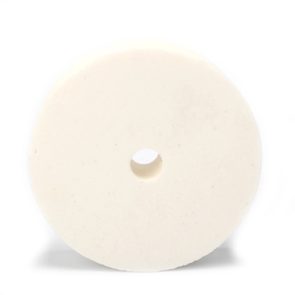 3 inch White Ceramic Grinding Wheel With bore 10mm Abrasive Polishing Pad Abrasive Disc for Stone Metal Grinder 1Pcs  (White）