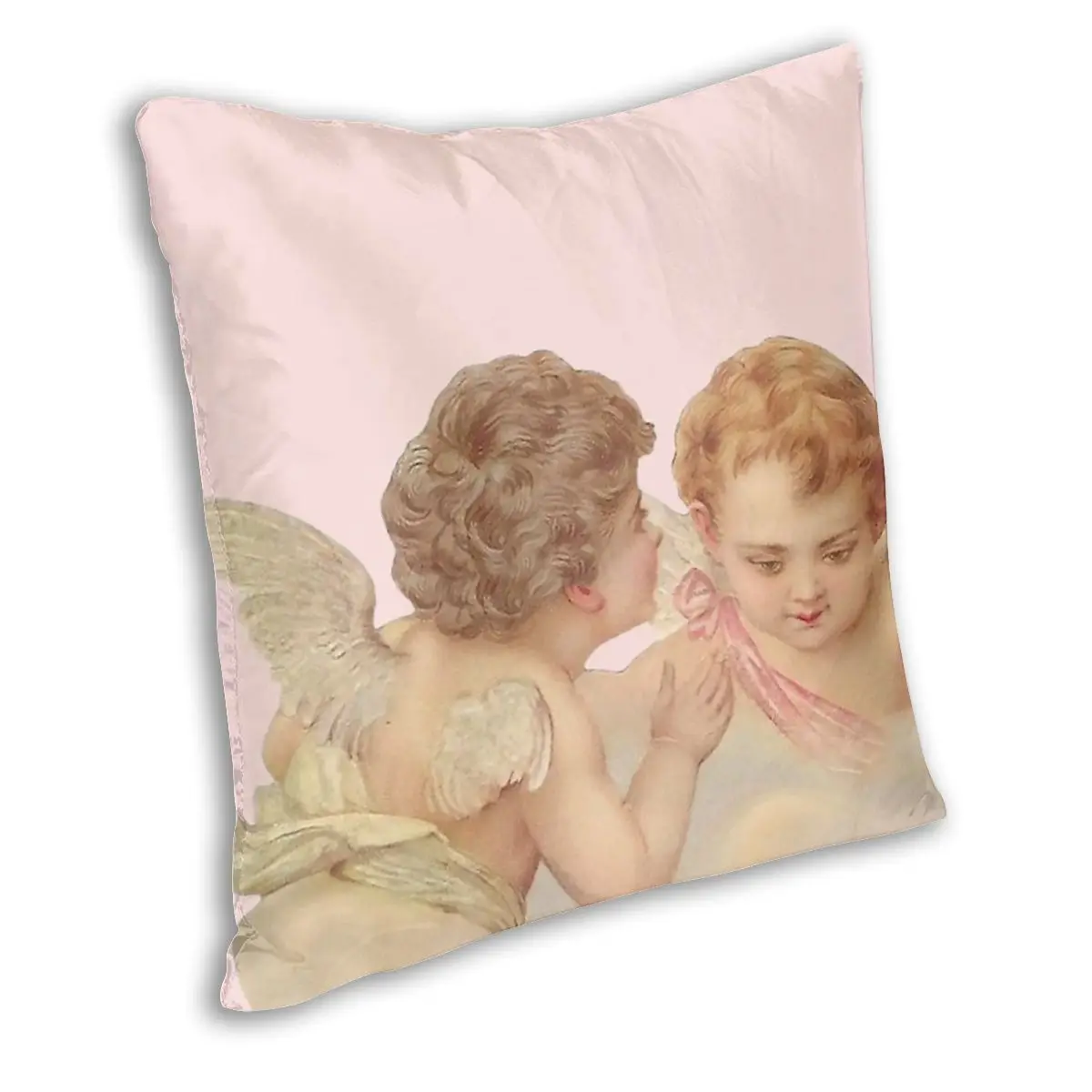 Renaissance Angels Pillow Cover Home Decorative Wings Cushion Cover Throw Pillow for Home Polyester Double-sided Printing Unique